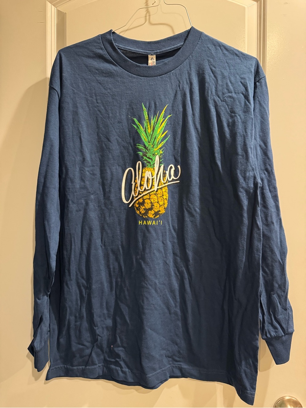 Alstyle Black Classic Crewneck Tee with Gold Tag